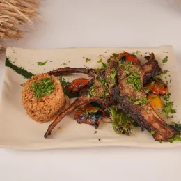 ريش مشوية